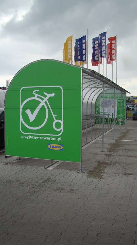 bike parking_IKEA Krakow