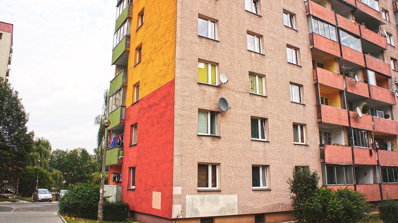 Malowanie bloków: Prokocim, Kraków.