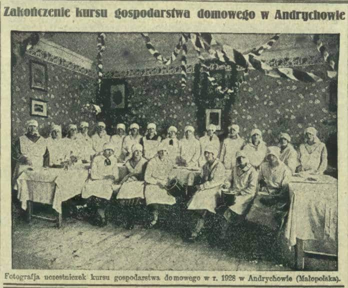 Ilustrowany Kurier Codzienny. Czerwiec 1928 roku. Kurs gospodarstwa domowego.