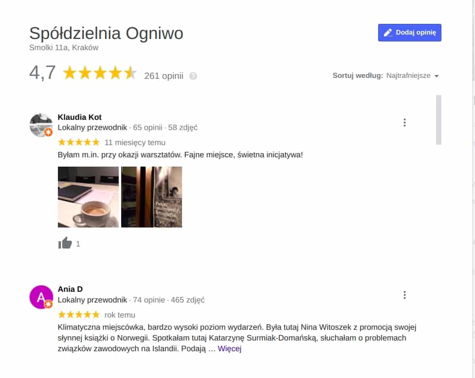 Księgarnie w Krakowie: Spółdzielnia Ogniwo to nie tylko księgarnia, ale też fenomenalne miejsce spotkań i warsztatów. Wcześniej była na Paulińskiej. Niedawno przeniosła się na ul. Smolki.