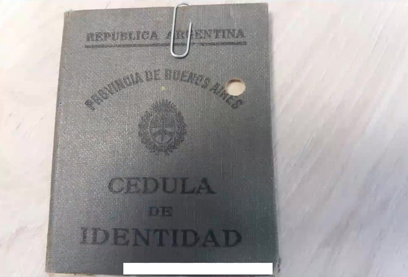 Paszport argentyński.