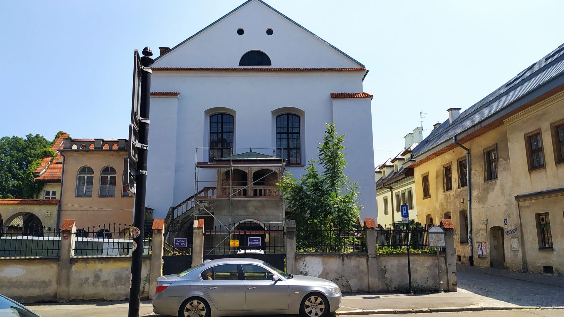Barokowa synagoga Izaaka w Krakowie na Kazimierzu. Jej powstaniu towarzyszy legenda.