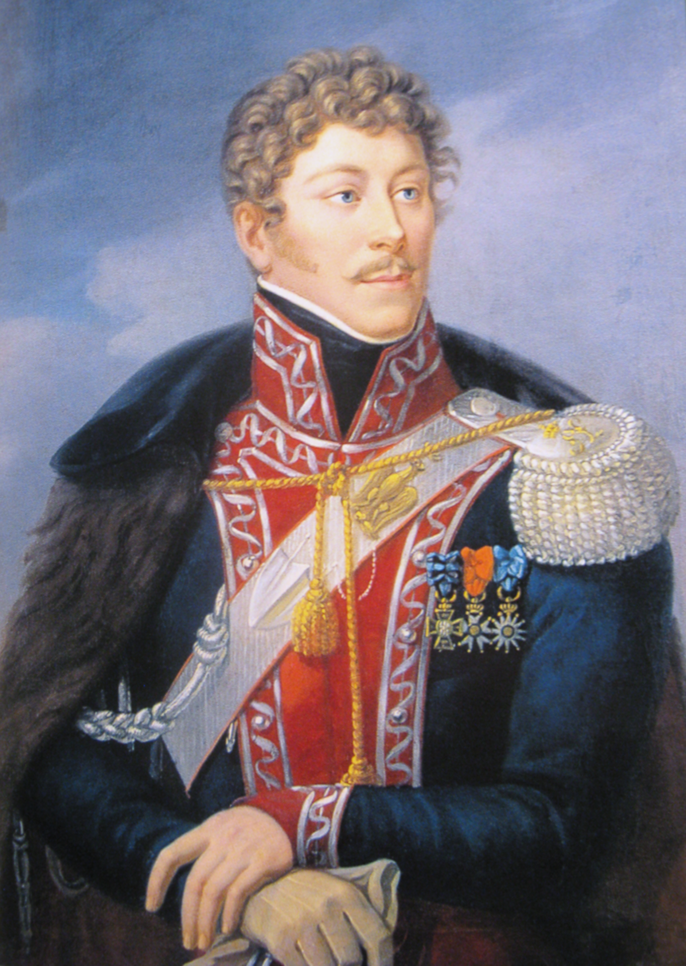 Pułkownik Jan Leon Kozietulski po roku 1815. Źródło: Wikimedia Commons.