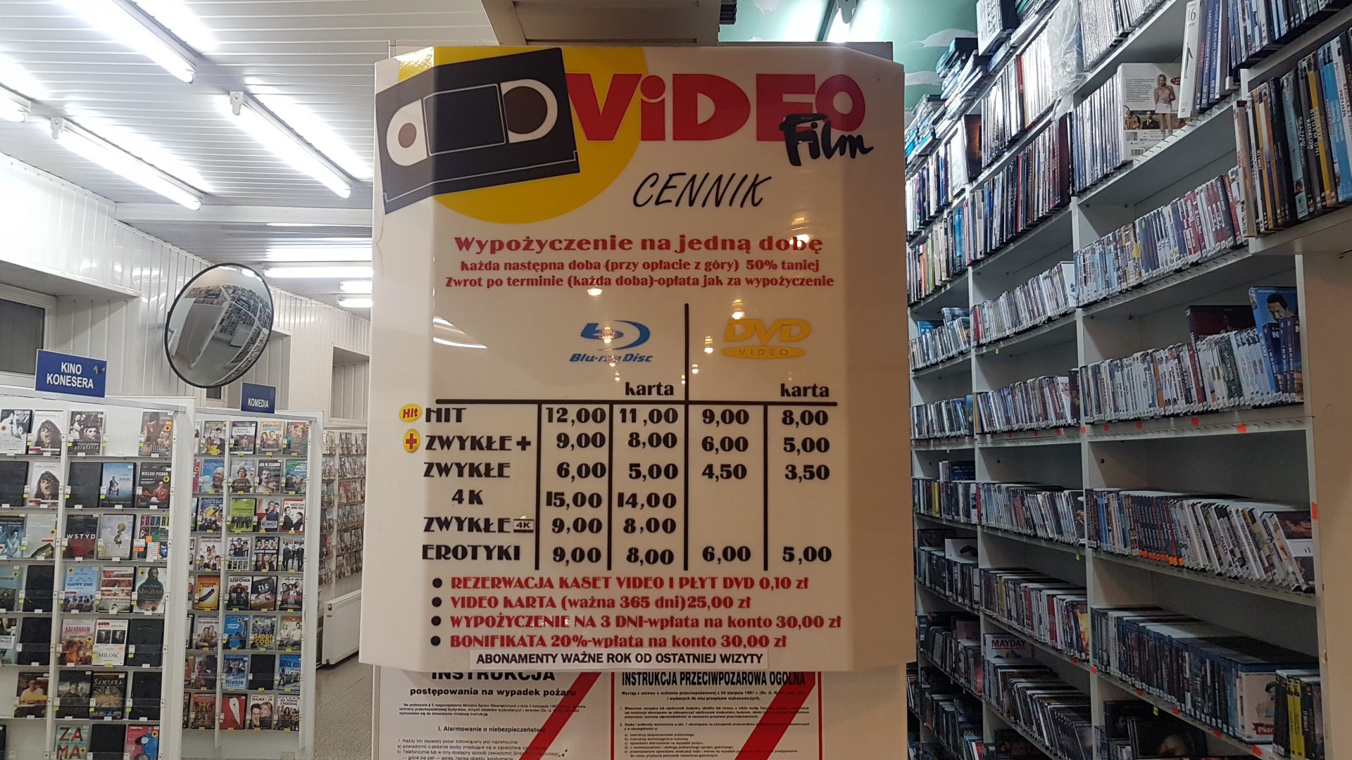 Wypożyczalnia kaset video Kraków