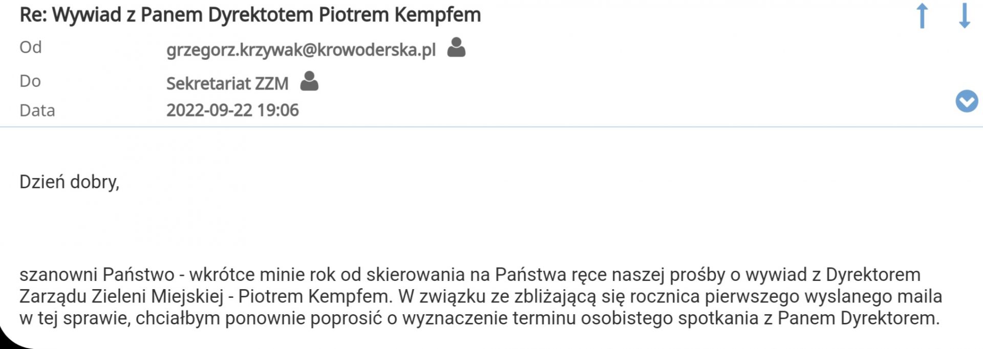 Piotr Kempf wywiad Krowoderska.pl